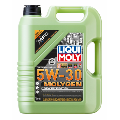 Синтетическое моторное масло Molygen New Generation 5W-30 - 5 л